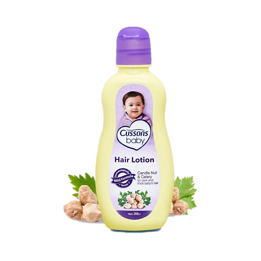 Alternative view of Cussons Baby Hair Lotion Candle Nut & Celery for Dark & Thick Baby's Hair 200ml