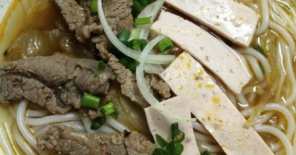Bún bò cực cực dễ 🍜🍜🍜