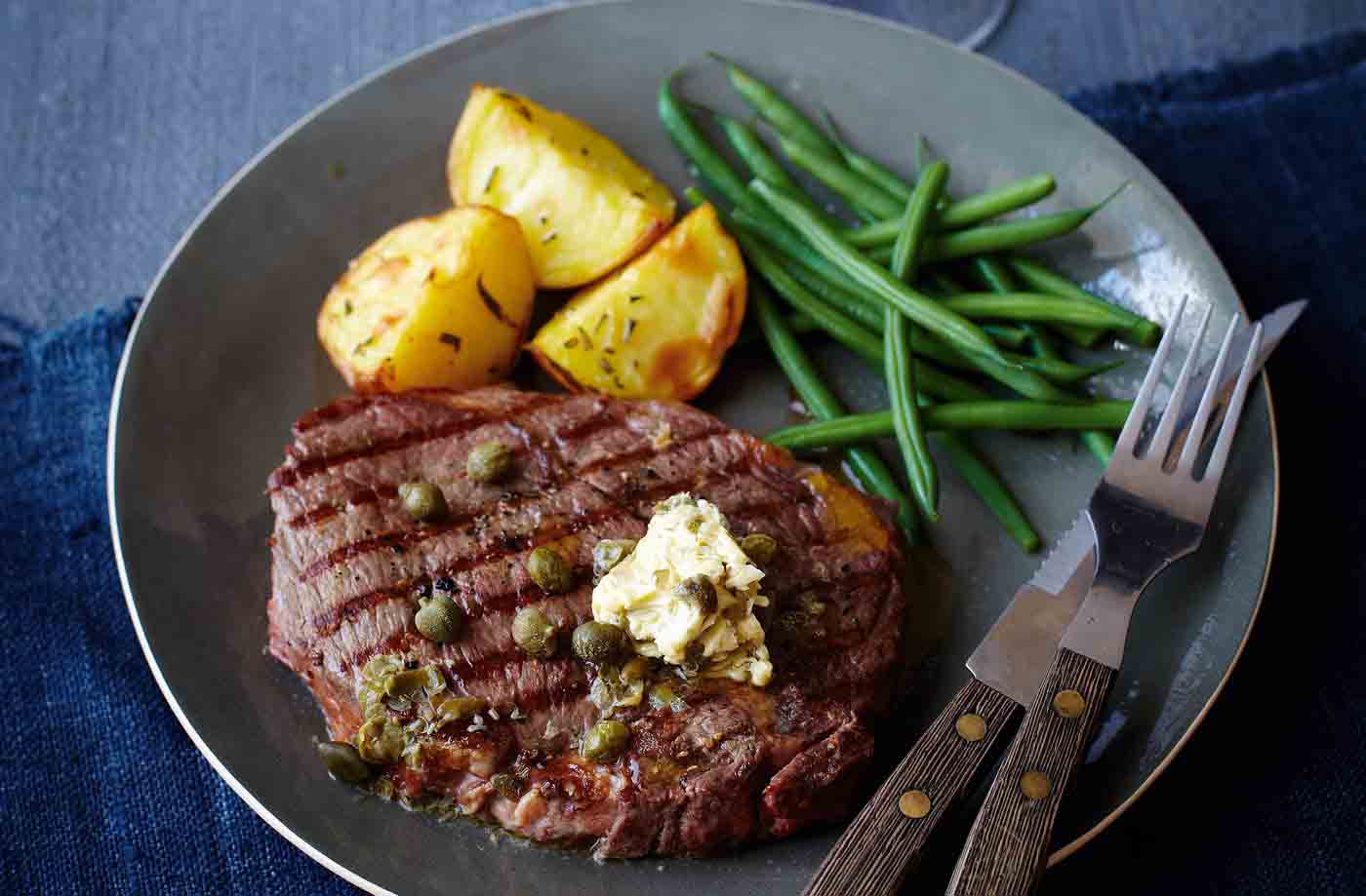 Beef Steak and Potatoes