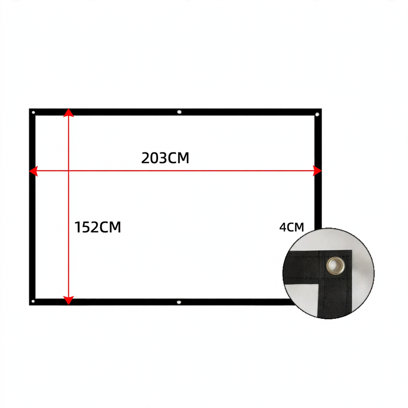 Projection screen, canvas screen