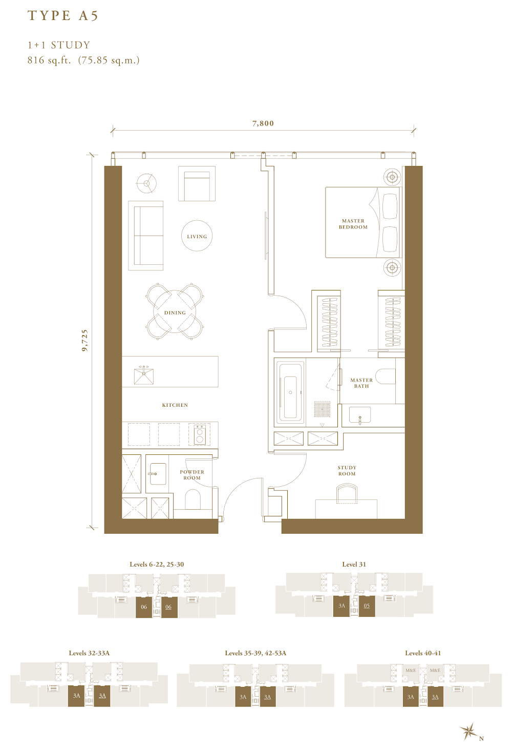 Pavilion Damansara Heights - Regent Suites (R2) floor plan