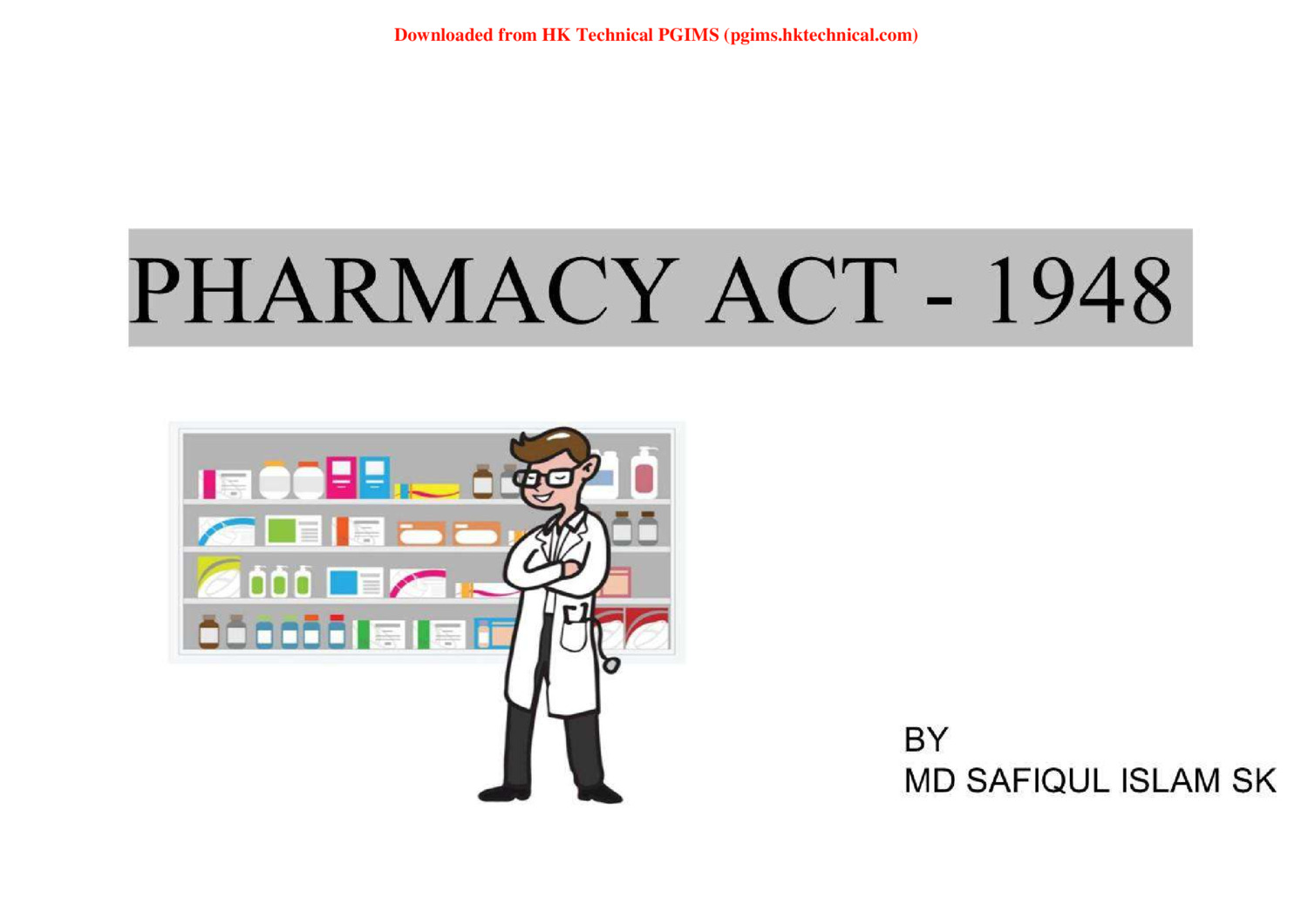 PHARMACY ACT  1948 5th Semester B.Pharmacy ,BP505T Pharmaceutical Jurisprudence,BPharmacy,Handwritten Notes,BPharm 5th Semester,Previous Year's Question Papers,Pharmaceutical Jurisprudence,Important exam notes,