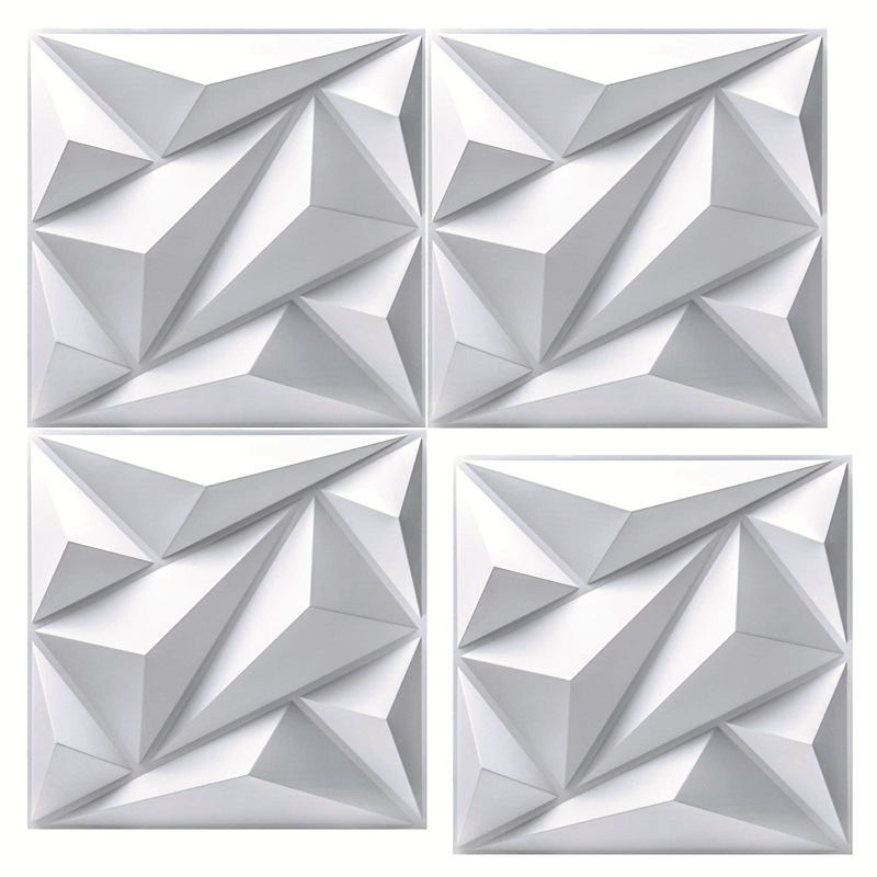 PVC-Wandpaneele, 3D-Struktur, 30×30 cm