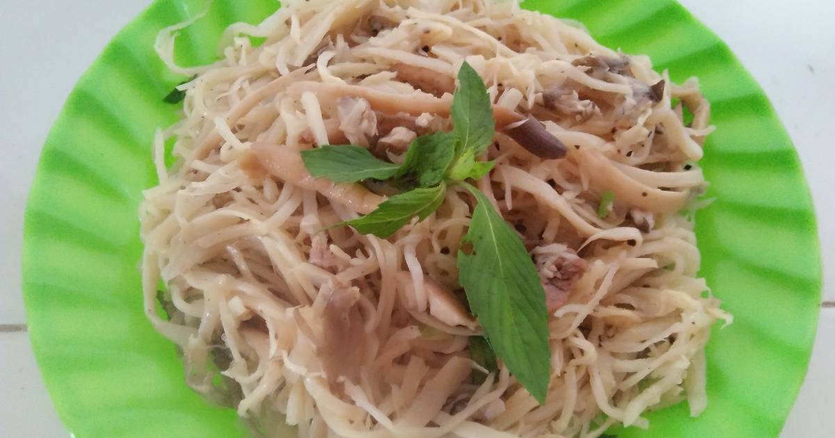 Măng Xào Nấm Mối