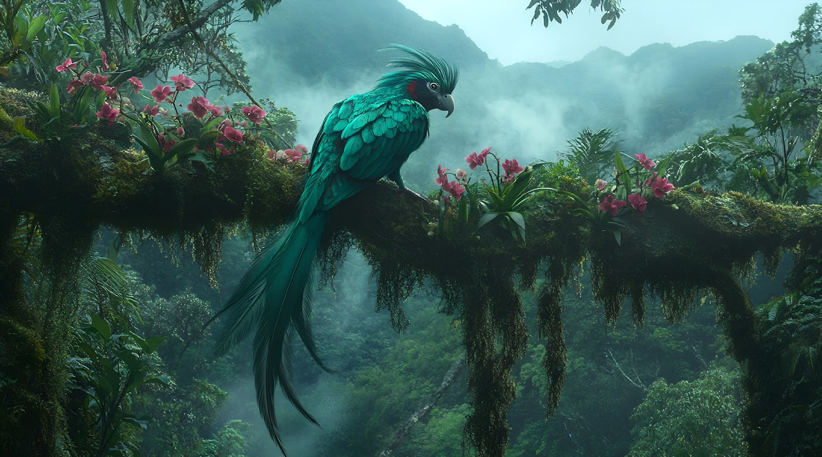 Parrot Jungle Wallpaper