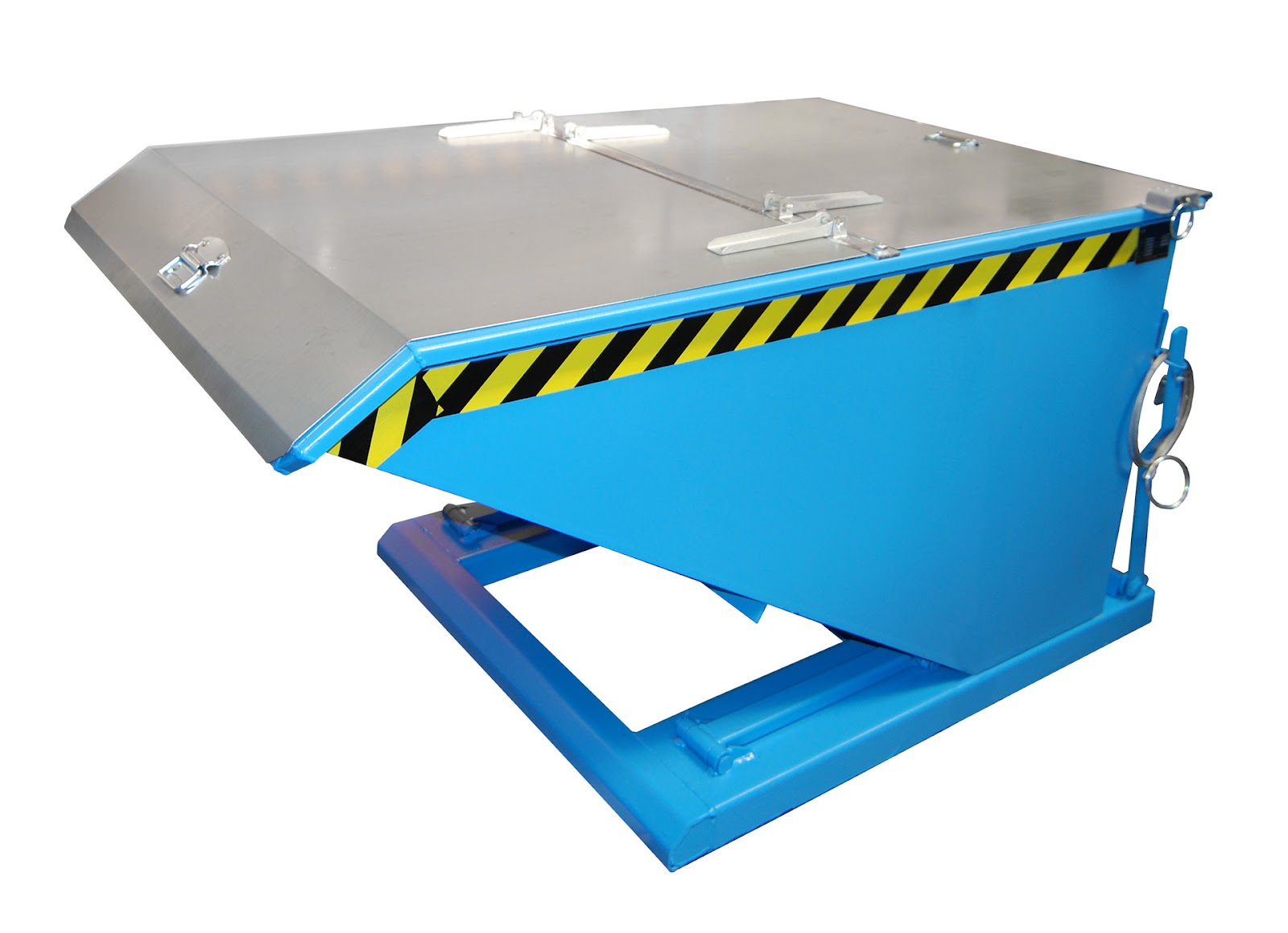 Kiepcontainer NK 75, gelakt, Lichtblauw