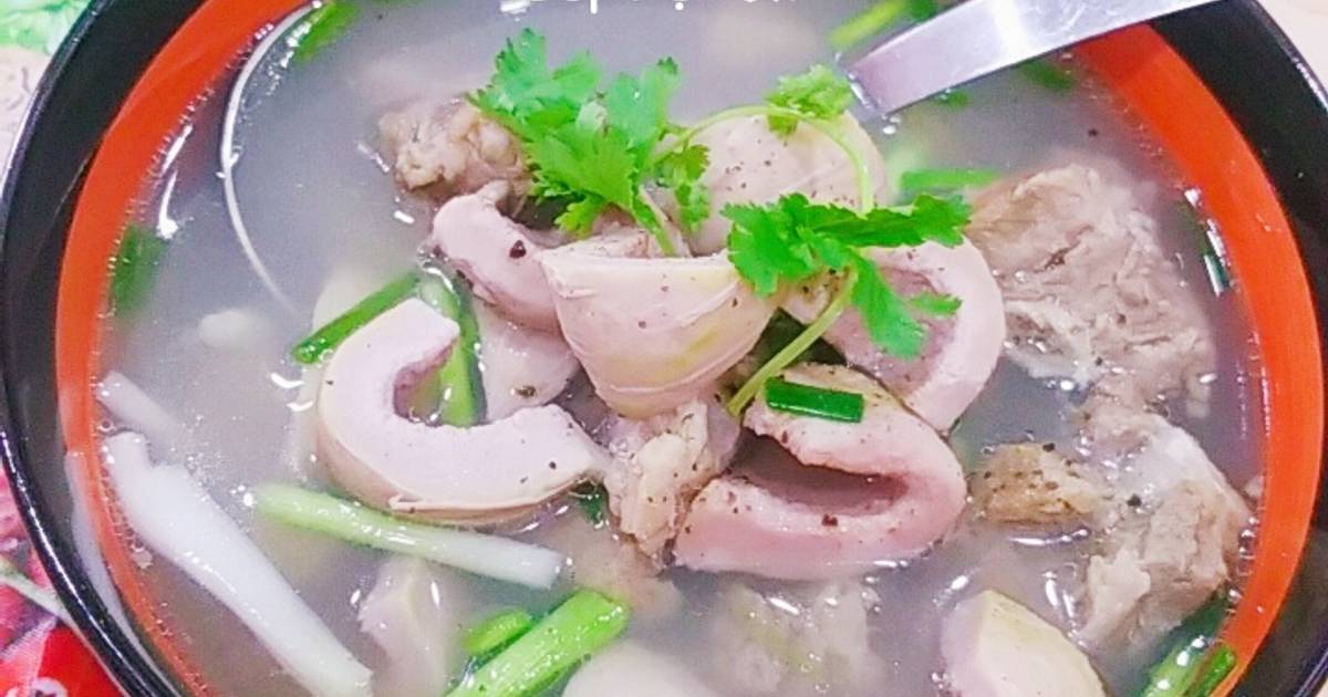 Canh trái vả hầm sườn non