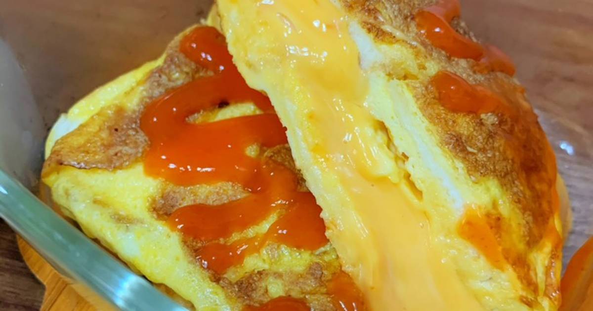 One Pan Egg Toast / sandwich trứng phô mai