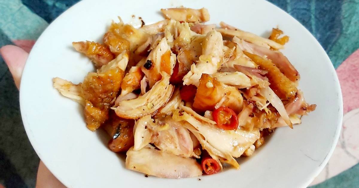 Gà rim mắm ớt