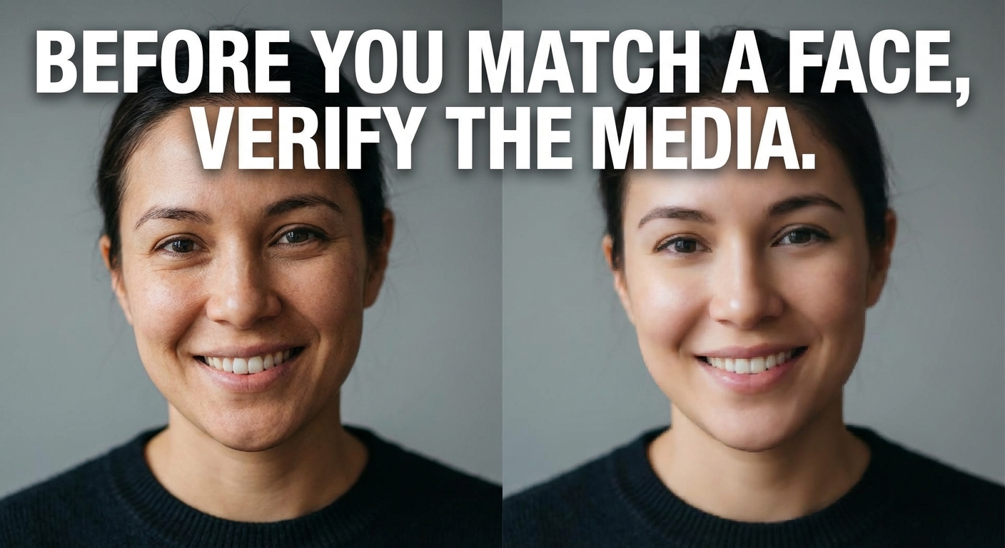 A 95% Confidence Score Falls Apart If the Media Was Faked Before You Ran the Match