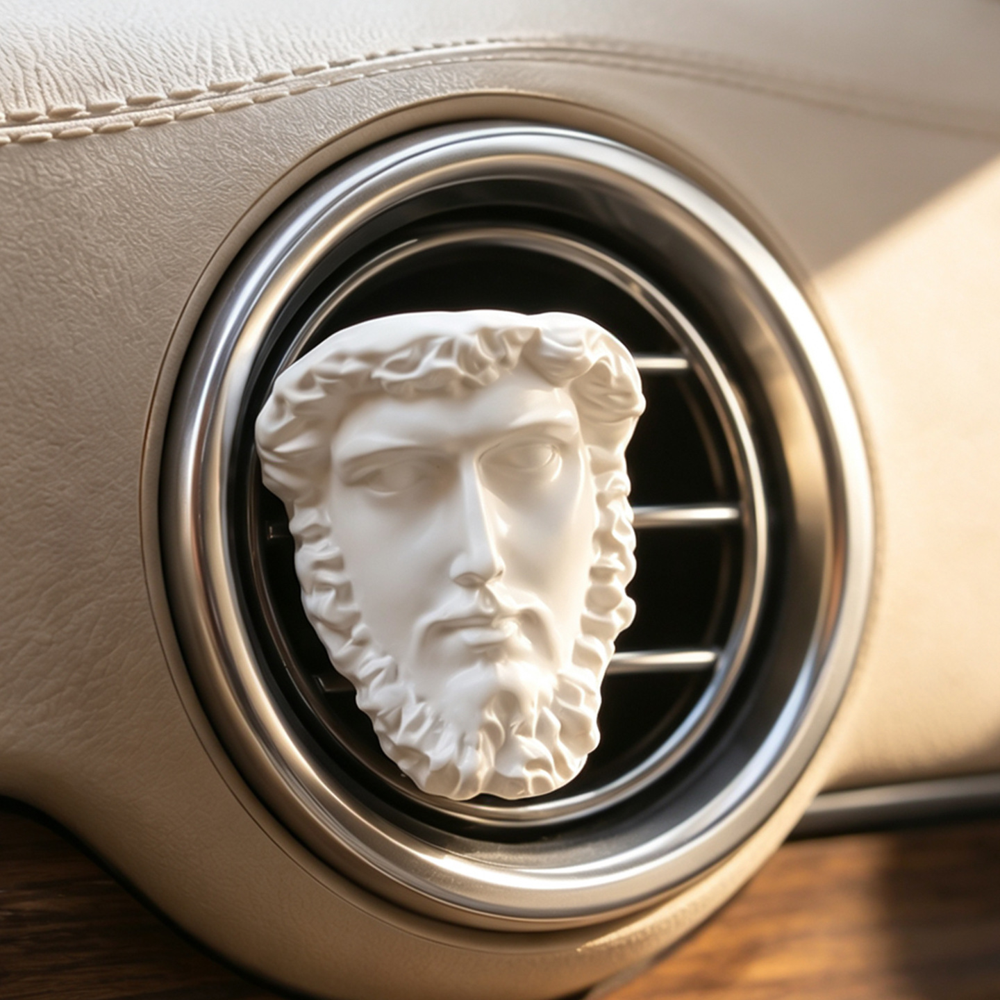 Car Hanging Scent Dispenser with Antique Figure
