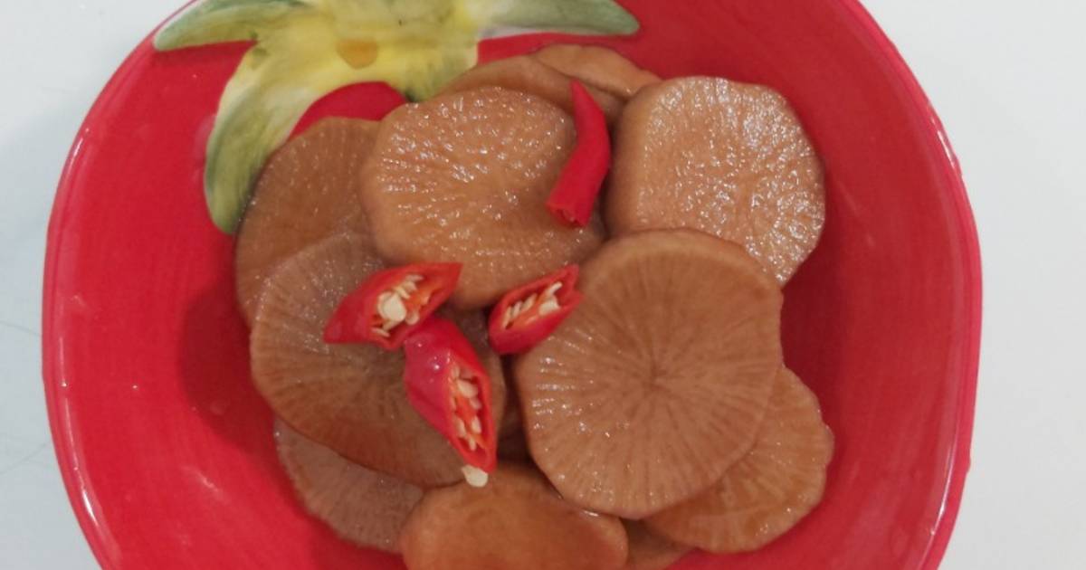 CỦ CẢI MUỐI NƯỚC TƯƠNG ĂN LIỀN (DAIKON TSUKEMONO)