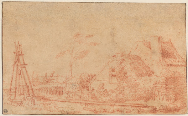 Landscape with a Cottage and Well ca 1714