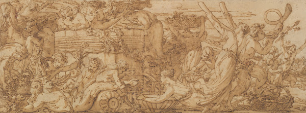 Bacchanal Arrival at the Wine Vat ca1755