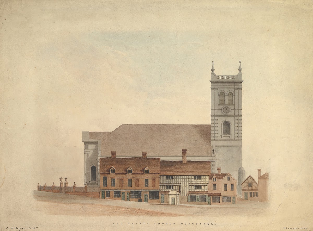 All Saints Church Worcester 1836