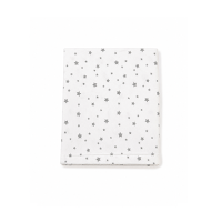 Fitted sheet for children's mattress Twins Dolce Insta 120x60 calico Star silver