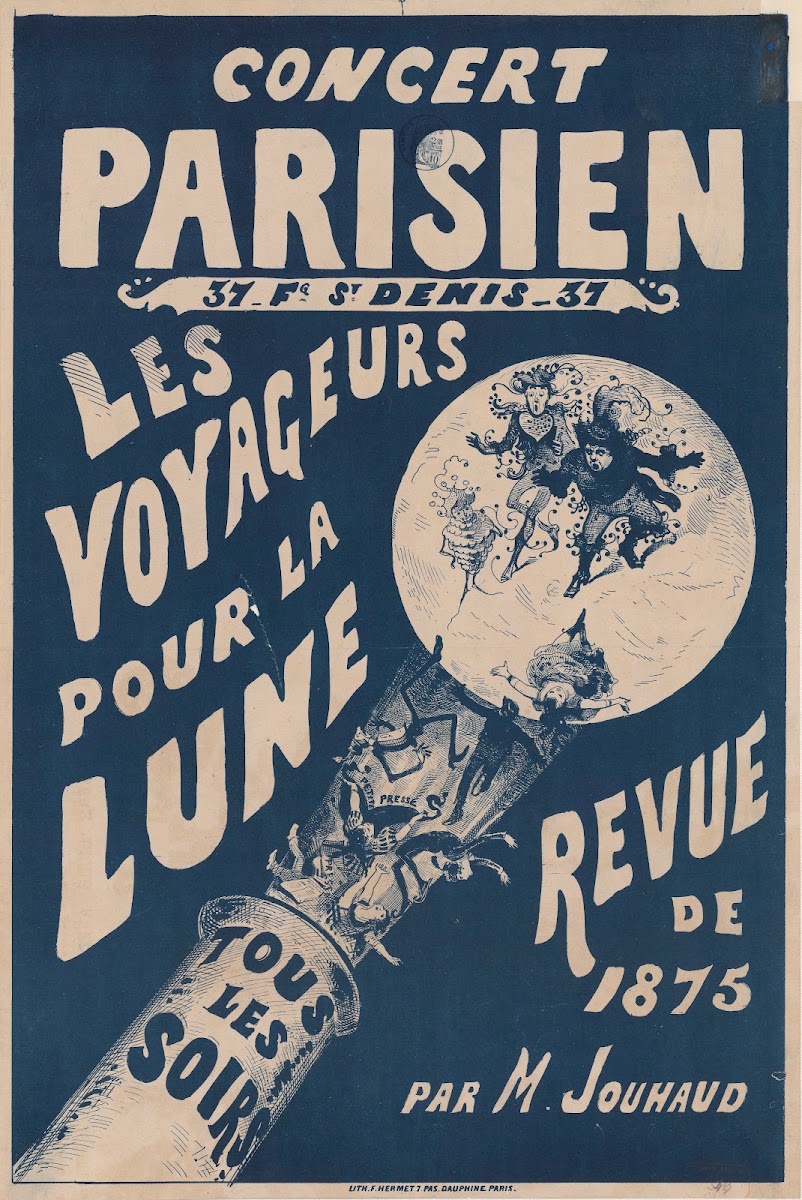 Concert Parisien Les Voyageurs Pour La Lune 1875