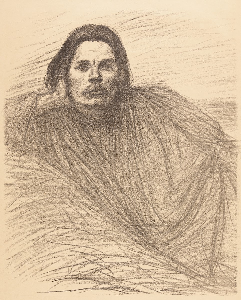 Portrait of Maxim Gorki 1905