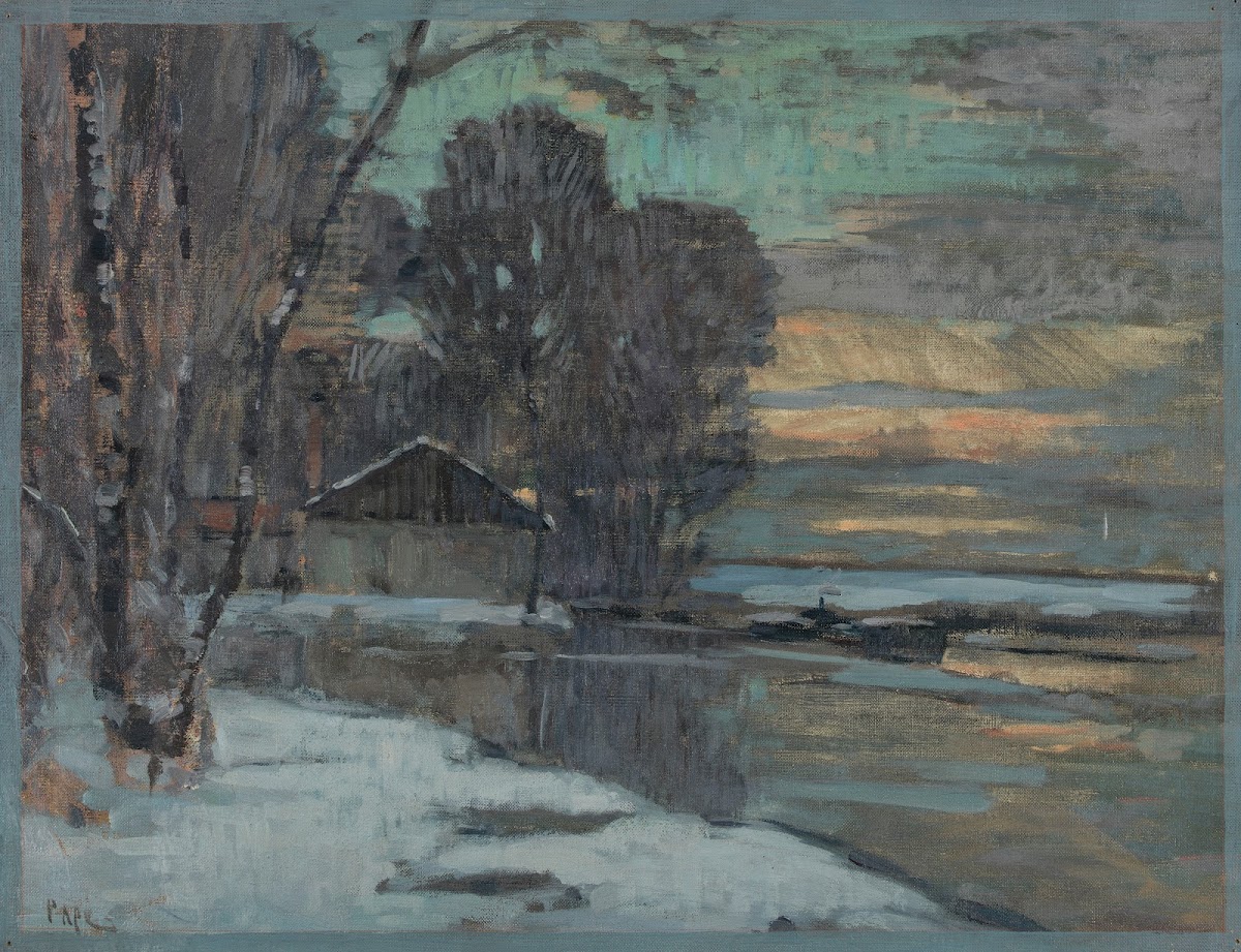 Canal de lOurcq en hiver 1907