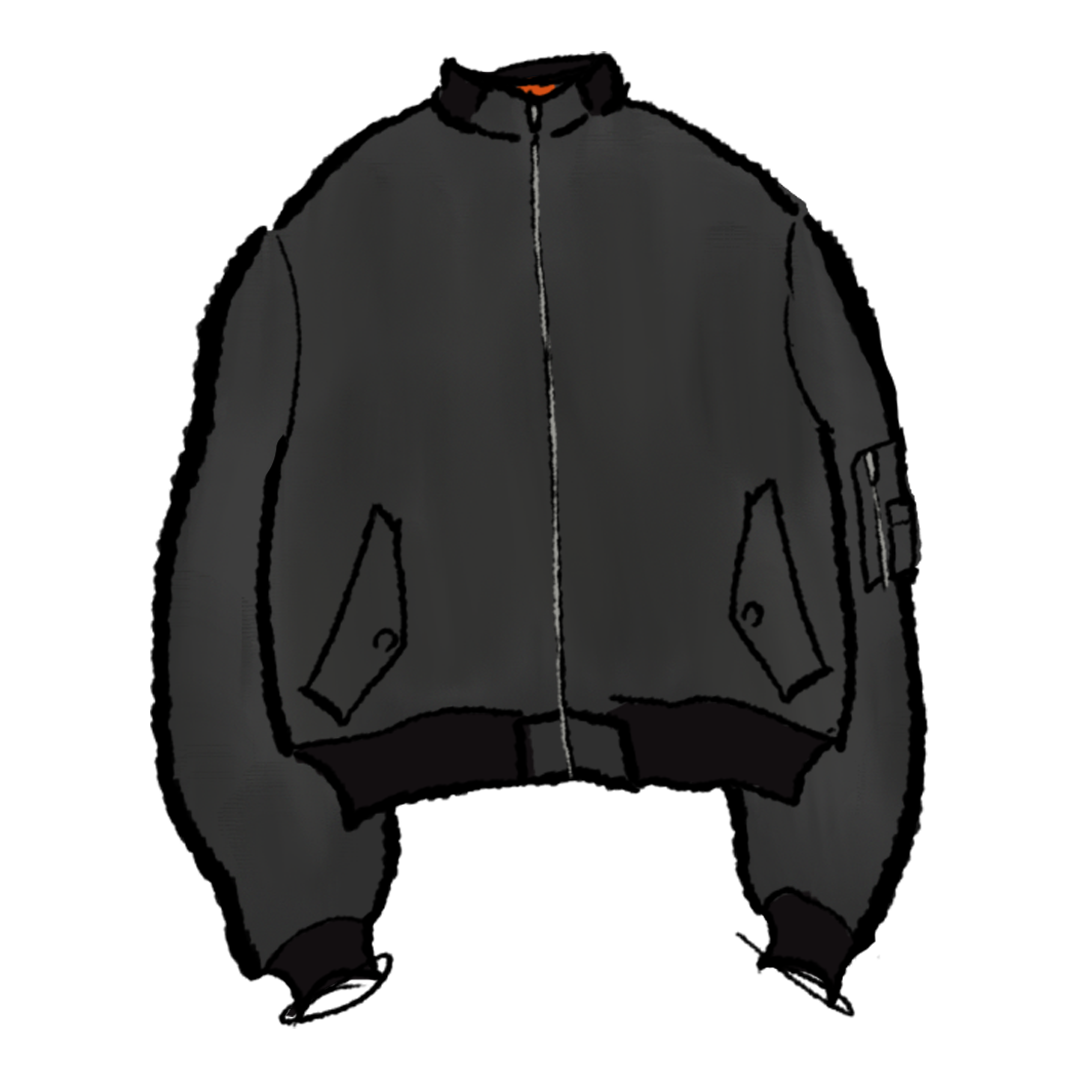 Yeezy Gosha Faux Leather Bomber Jacket product image