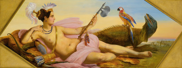 Allegories Of The Four Continents America 1834