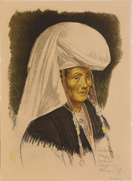Femme kirghize Soubashi 1931