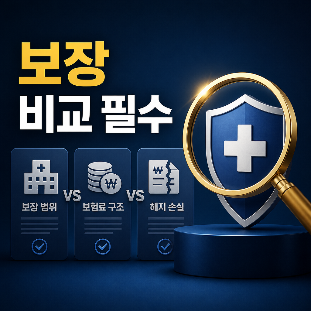 4세대 실손보험 보장 범위를 비교할 때 확인해야 할 핵심 포인트