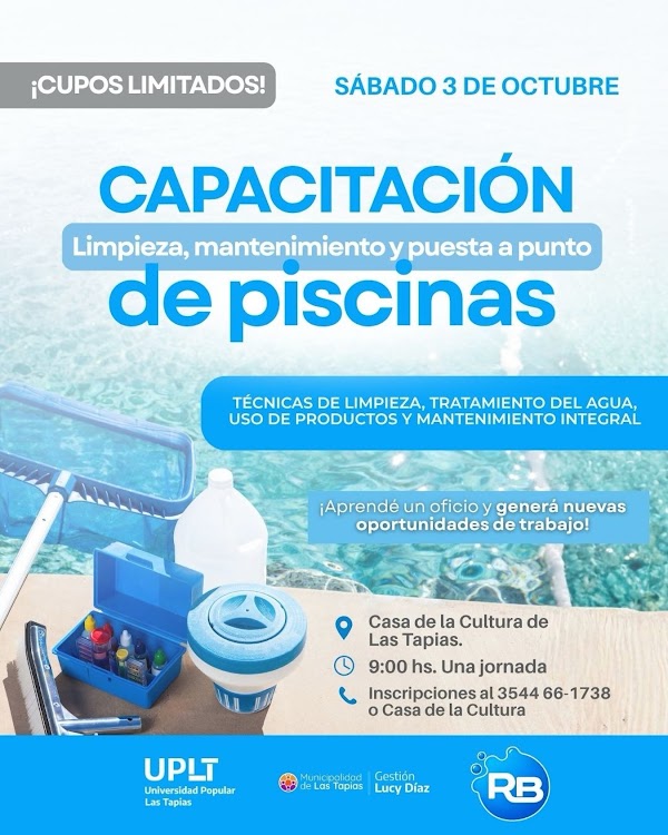 Capacitación en Limpieza y Mantenimiento de Piscinas