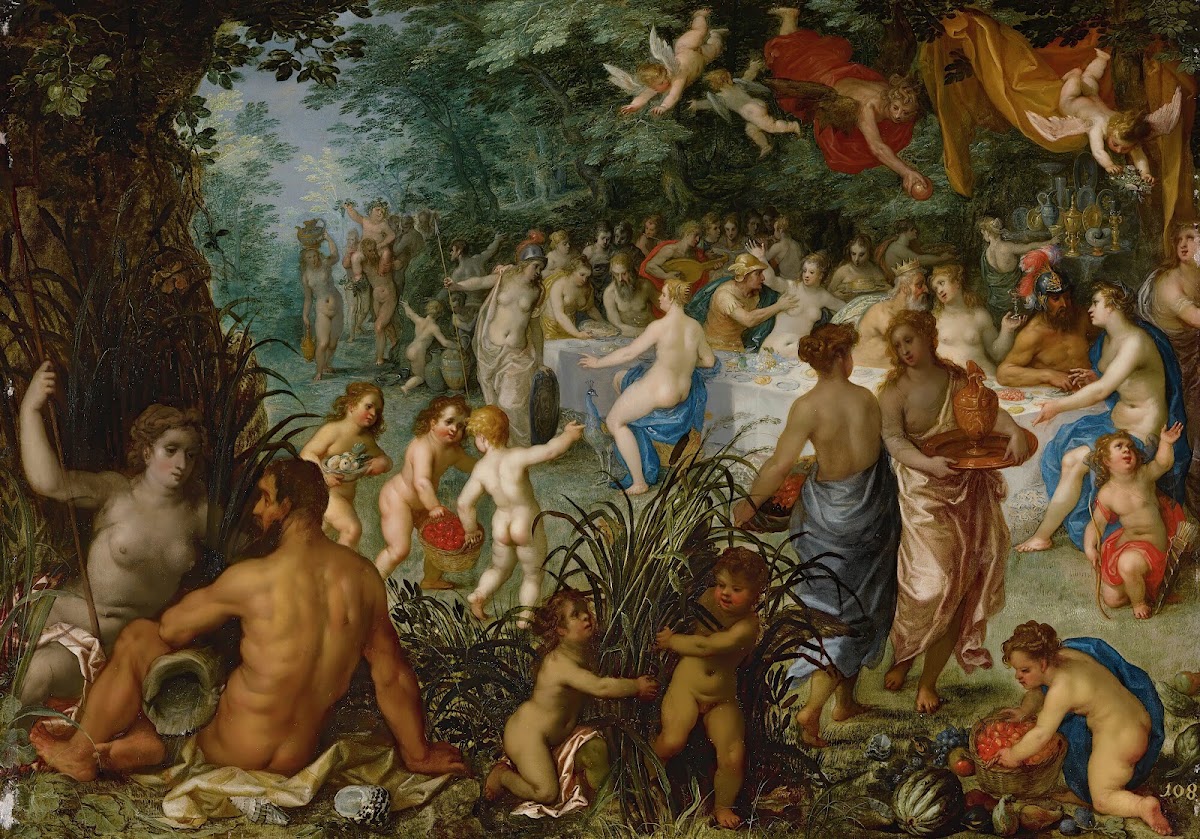 Landscape With Wedding Of Peleus And Thetis