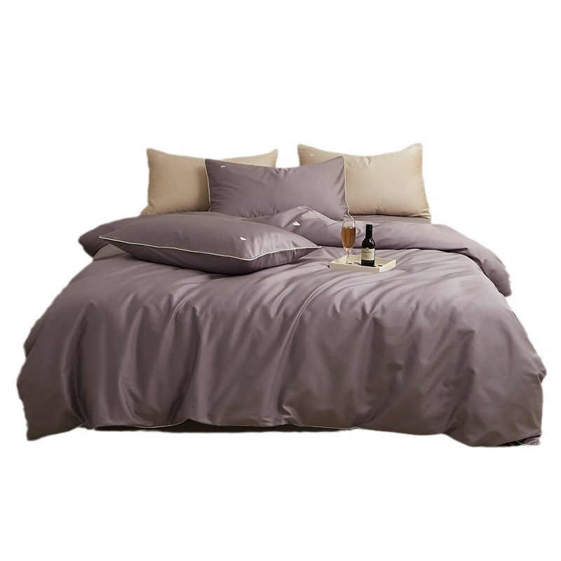 Cotton bedding set, embroidered