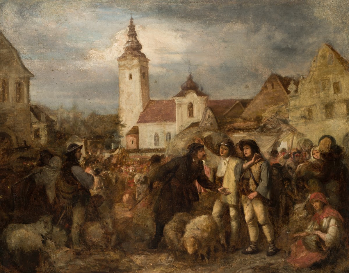 Fair in Nowy Targ before 1860
