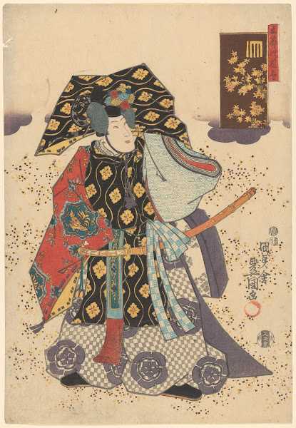 An Actor with an Elaborate Robe ca 1845