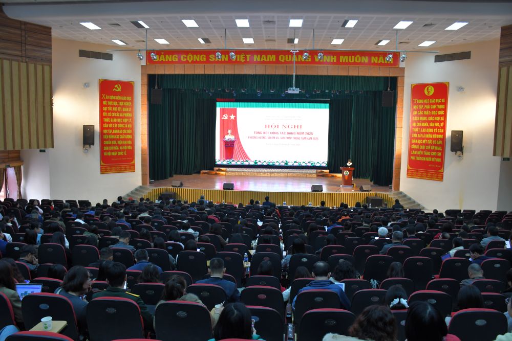 Trường Đại học Tây Bắc tổ chức Hội nghị tổng kết công tác Đảng năm 2025 và phương hướng nhiệm vụ năm 2026