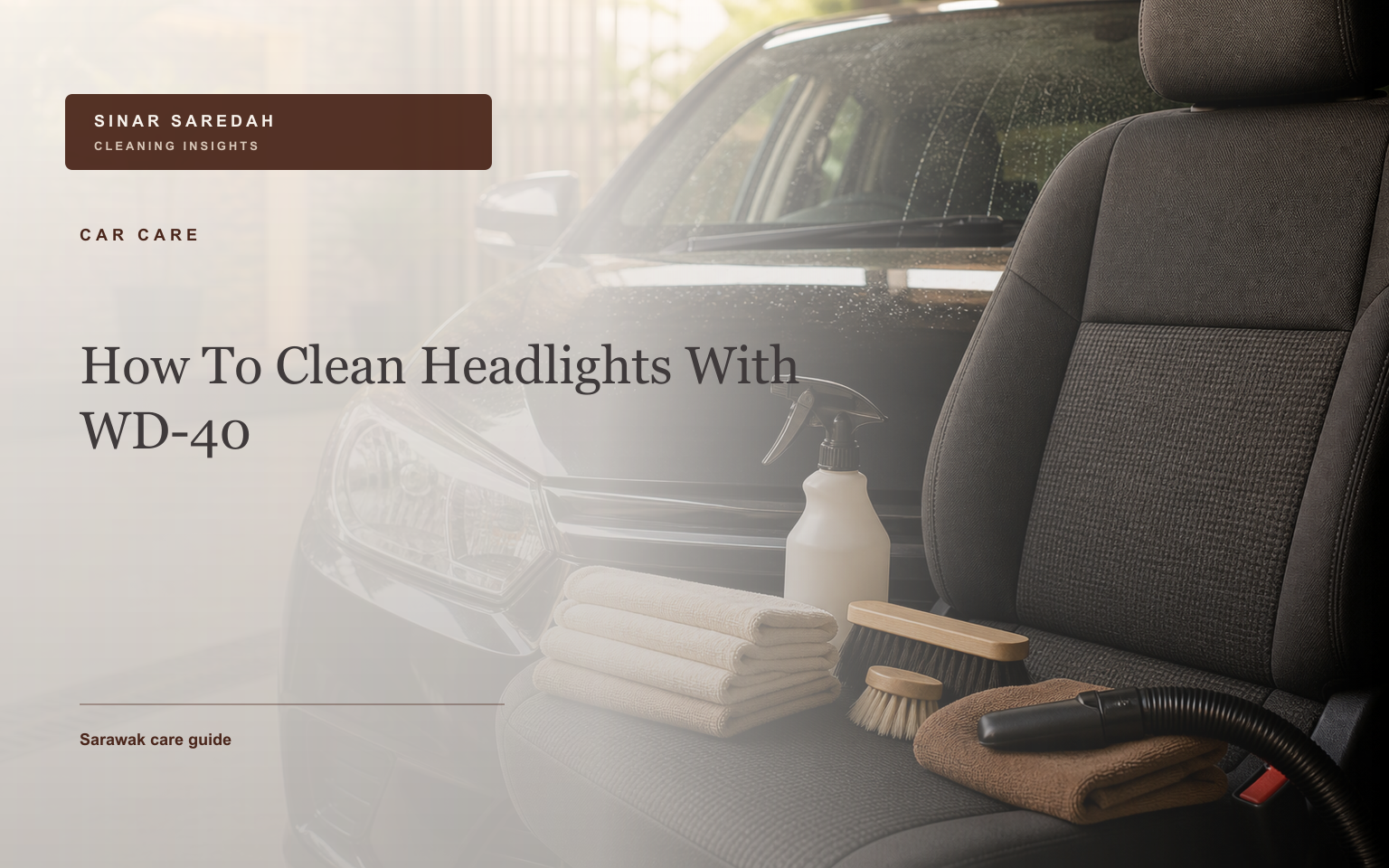 How To Clean Headlights With Wd40 | Sinar Saredah