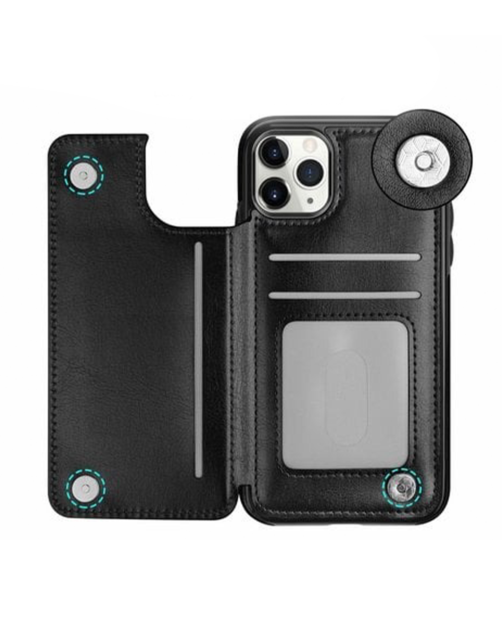 Leather Wallet Card Case (US) - Apple Iphone