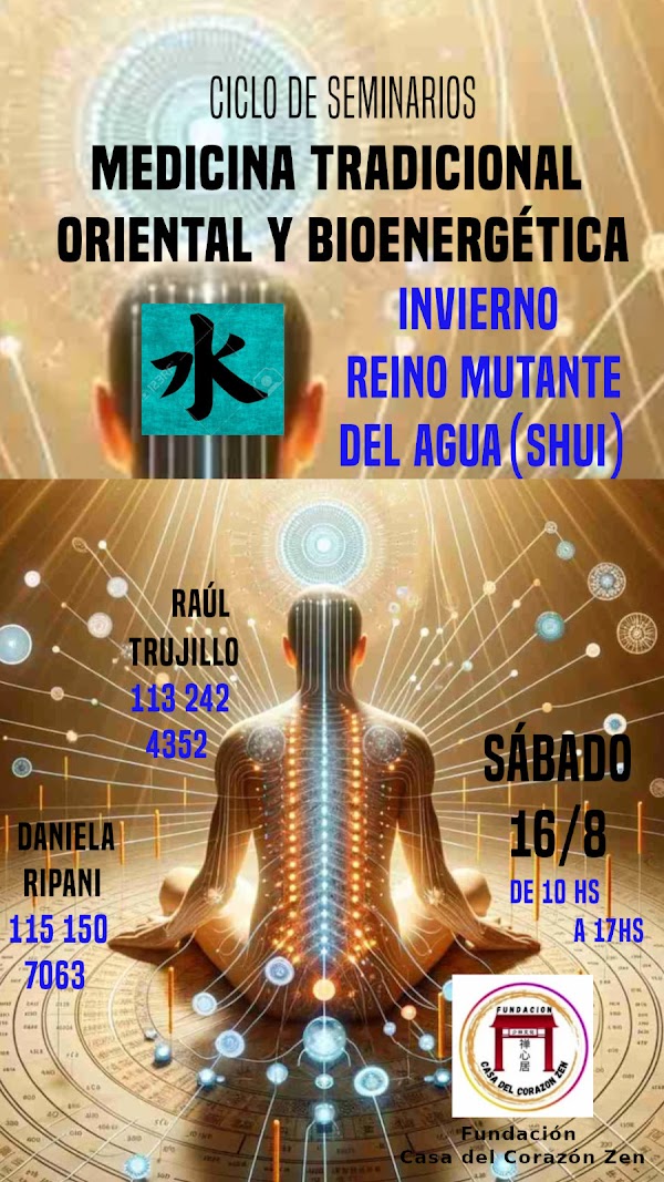 Ciclo de seminarios Medicina tradicional oriental y bioenergética