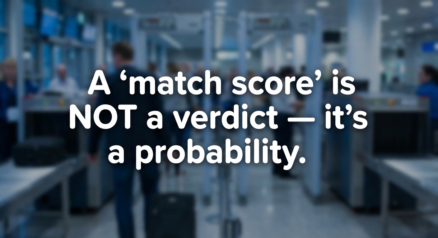 A 95% Match Score Sounds Reliable. In a Million-Face Database, It Means Thousands of False Hits.