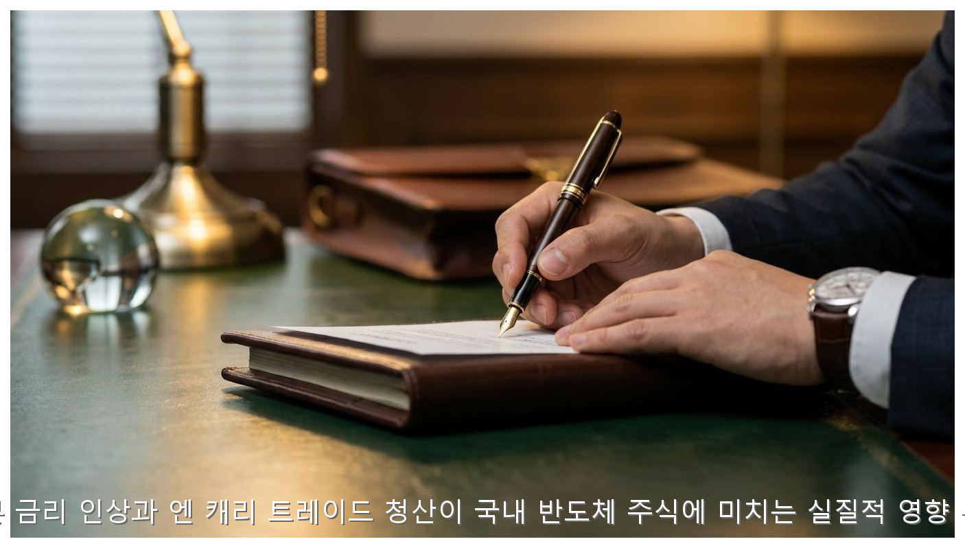 일본 금리 인상과 엔 캐리 청산 대응 전략 핵심 안내 및 분석 인포그래픽 (6)