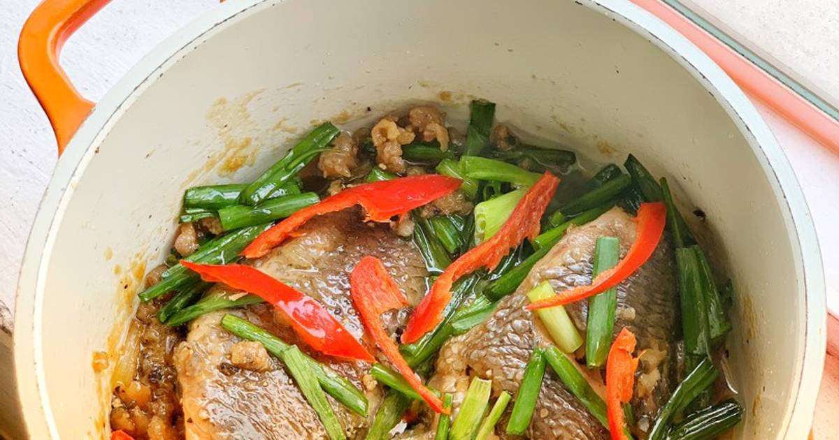 Cá Rô Kho Hành Ớt