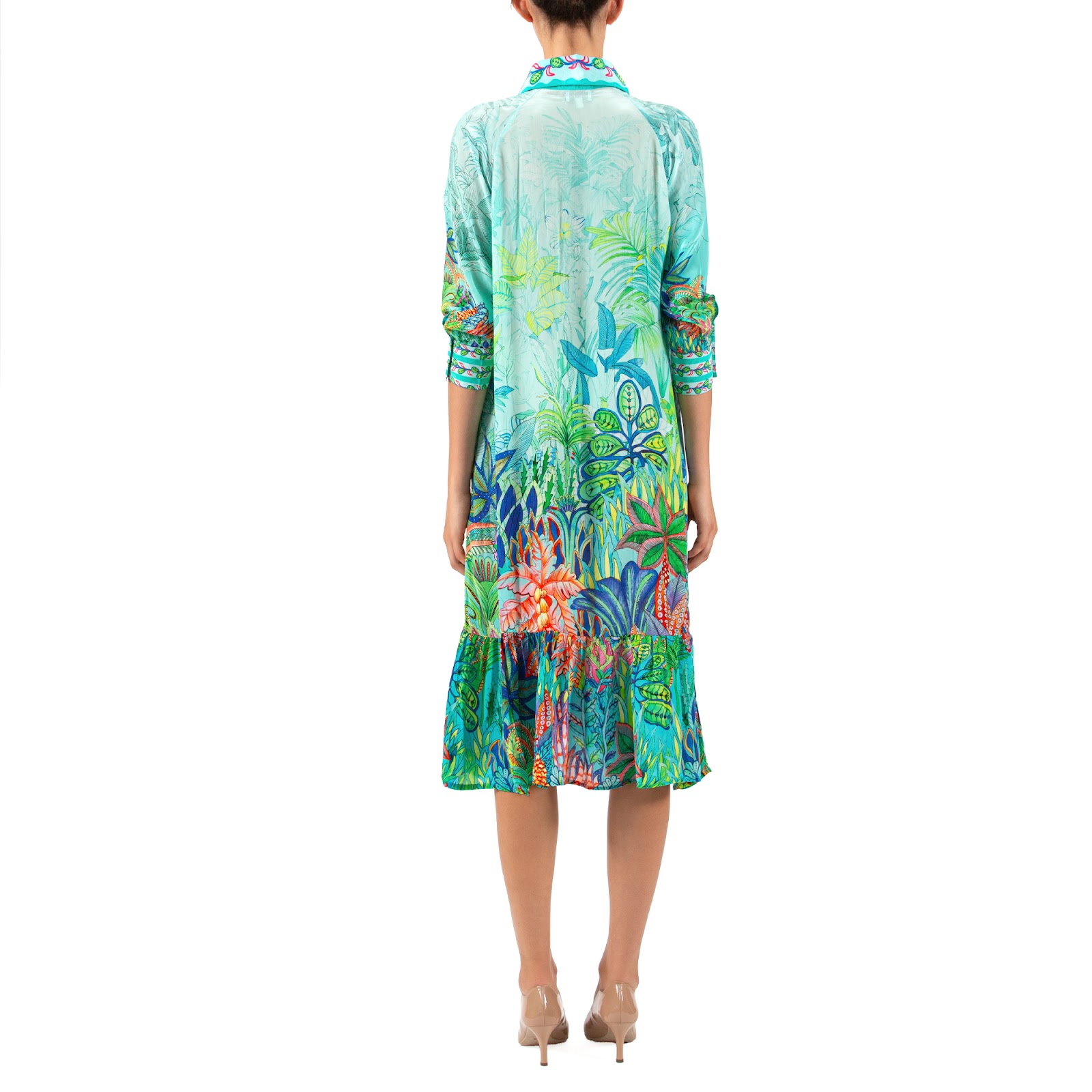 Jade Bloom Dress — 4