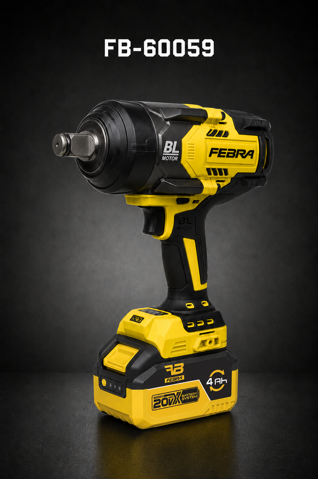 Llave de impacto inalámbrica compacta 12V