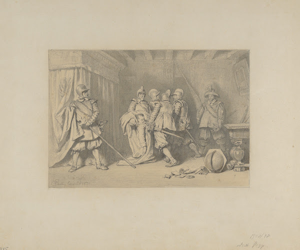 The Dead Wallenstein Being Carried Away by Soldiers 1871