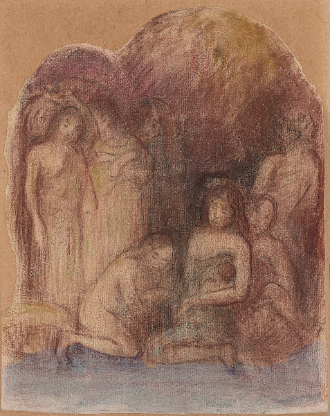 Etude pour La nativité tahitienne circa 1901