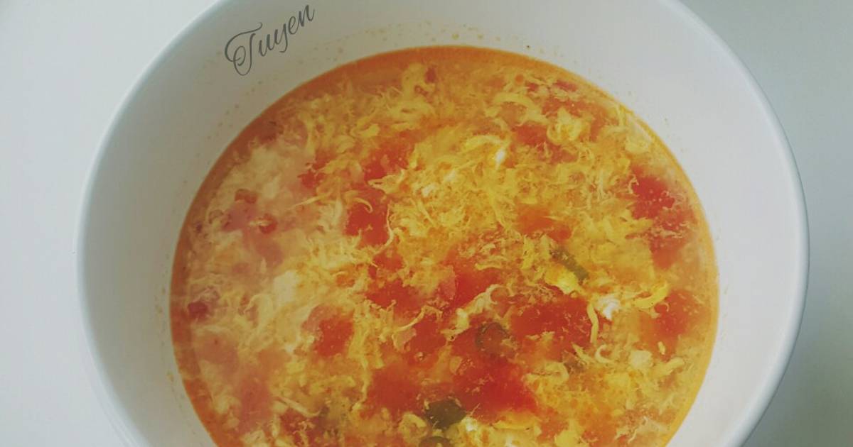 Canh cà chua trứng