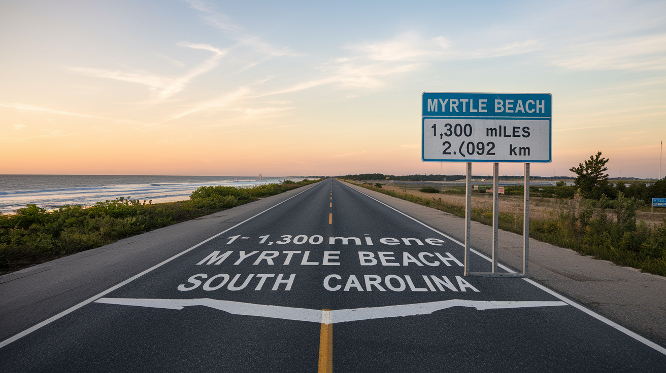 Driving Time from London, Ontario to Myrtle Beach