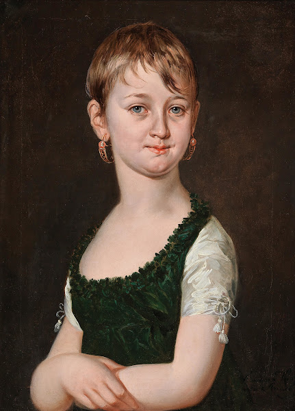 Portrait Of A Young Girl Traditionally Identified As Princess Zu Löwenstein Wert