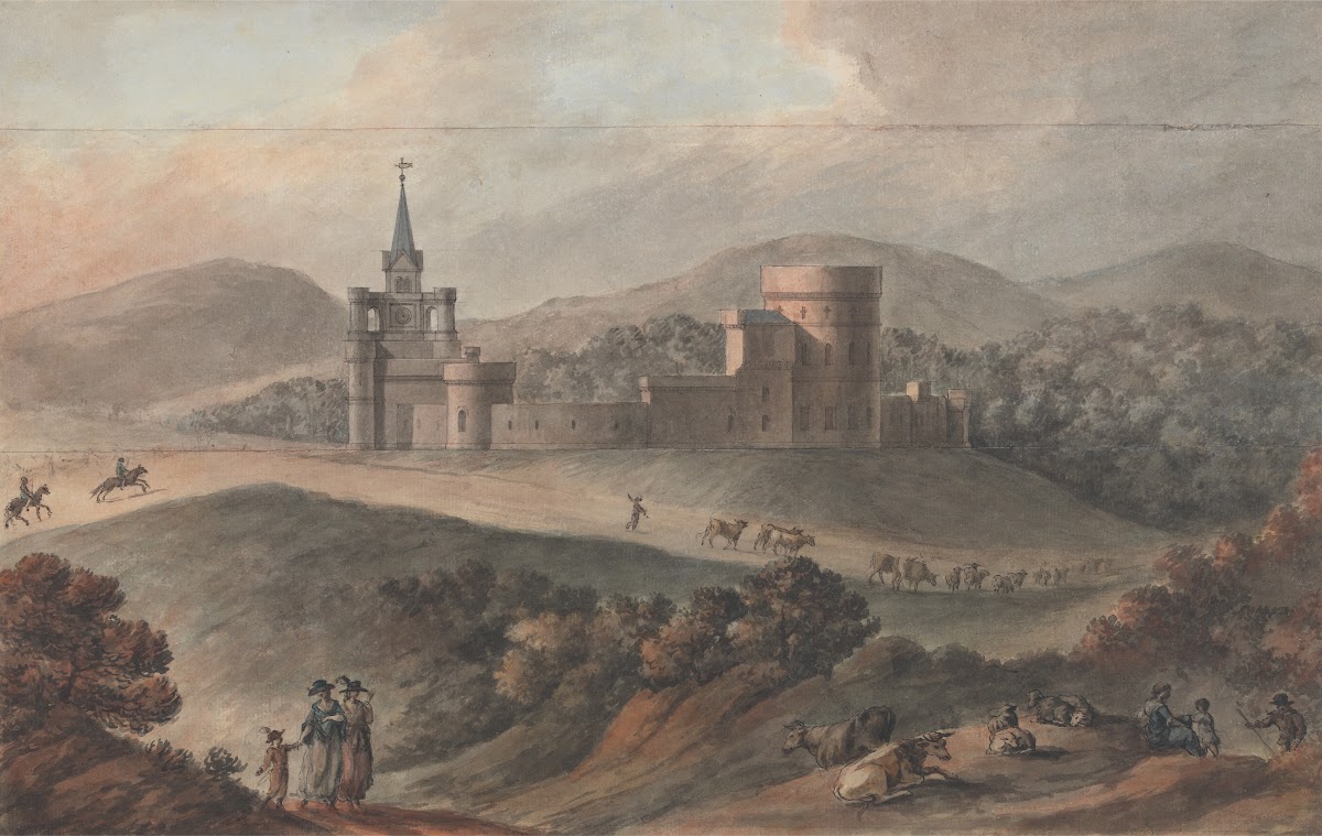 Study for a Stable Court of Kirkdale Wigtownshire Scotland between 1770 and 1780