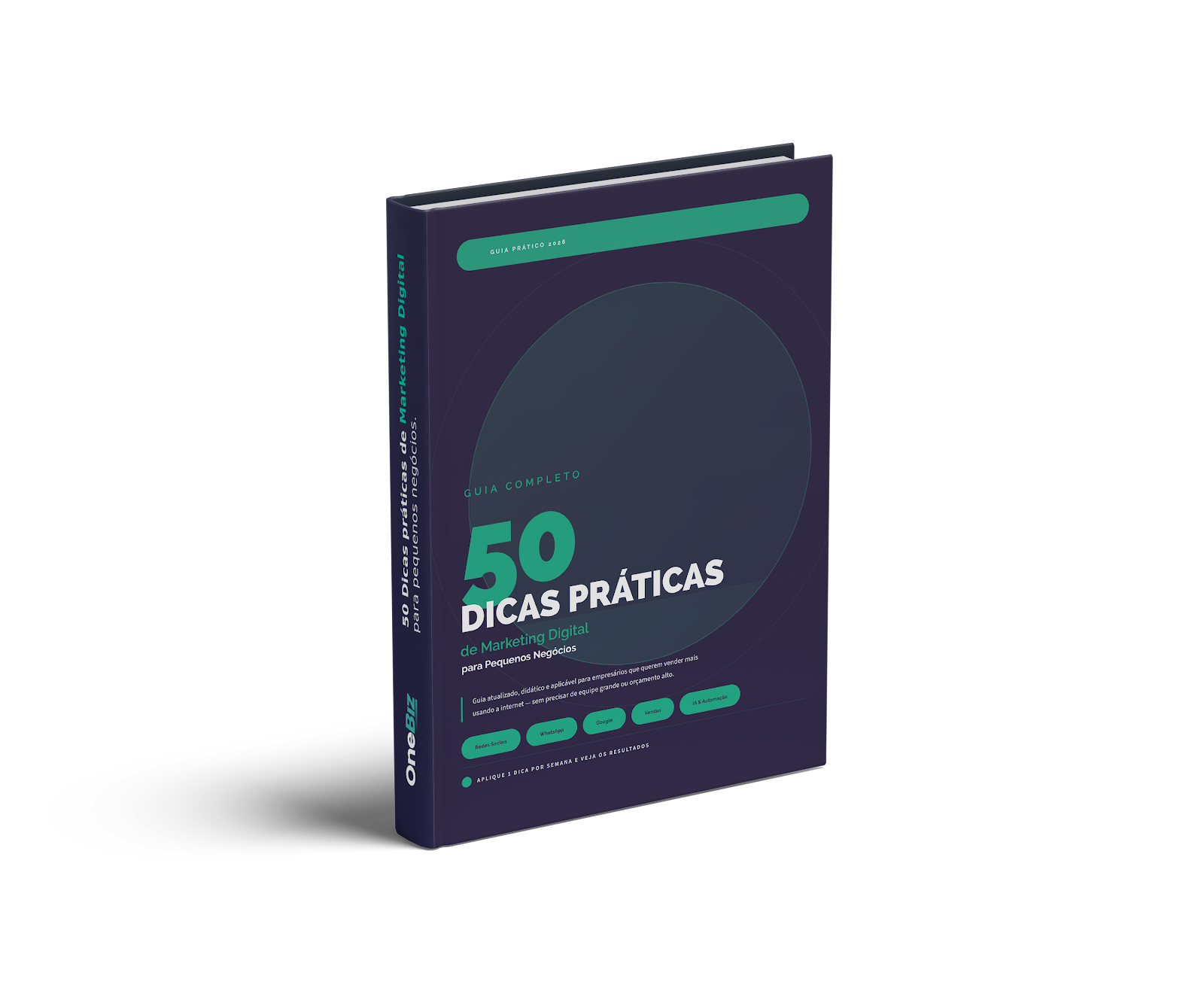 Capa do E-book 50 Dicas Práticas de Marketing Digital