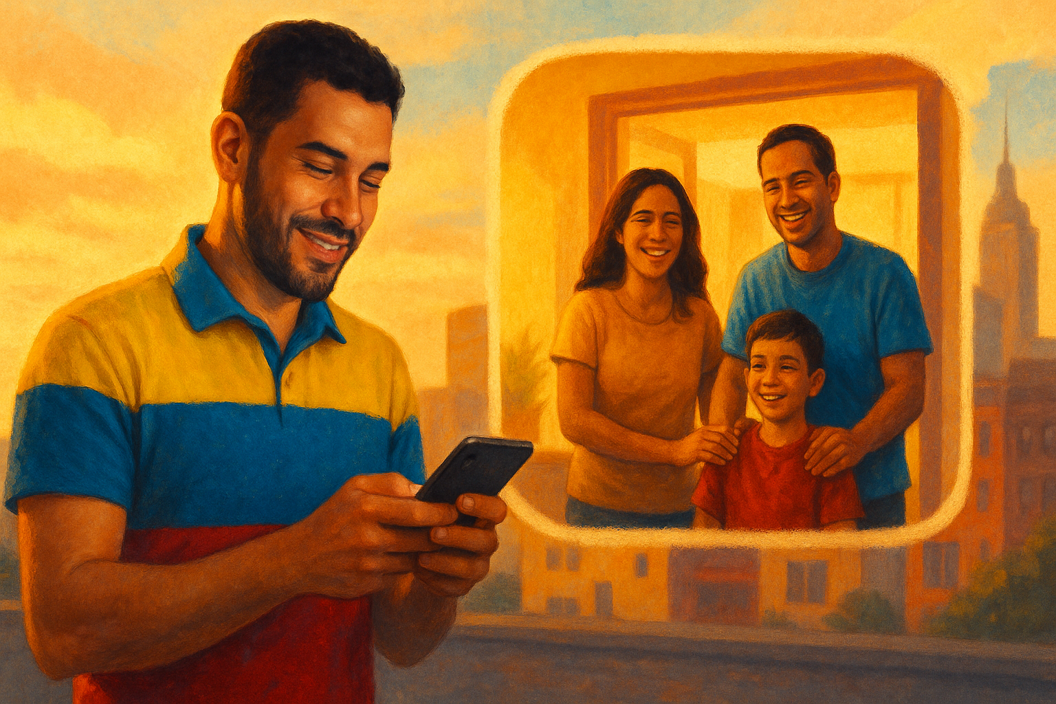 venezolanos enviando dinero a familia en Venezuela desde el exterior