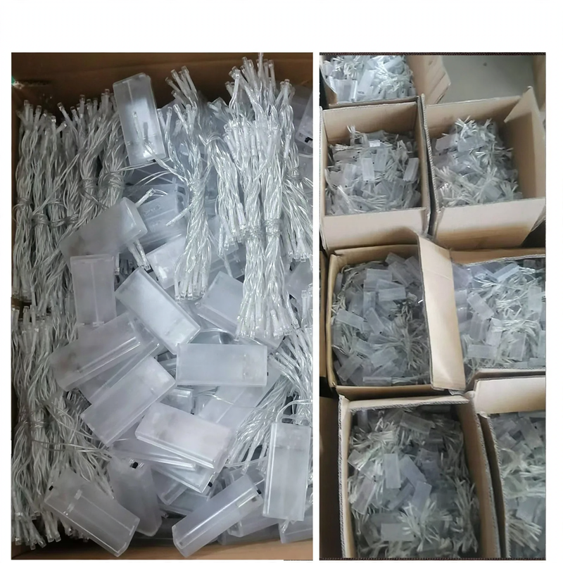 LED string lights for indoor and outdoor use